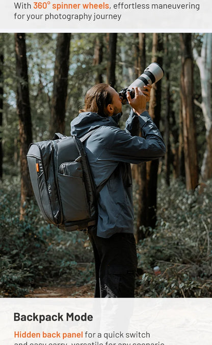 PGYTECH 2-in-1 Roller Camera Backpack