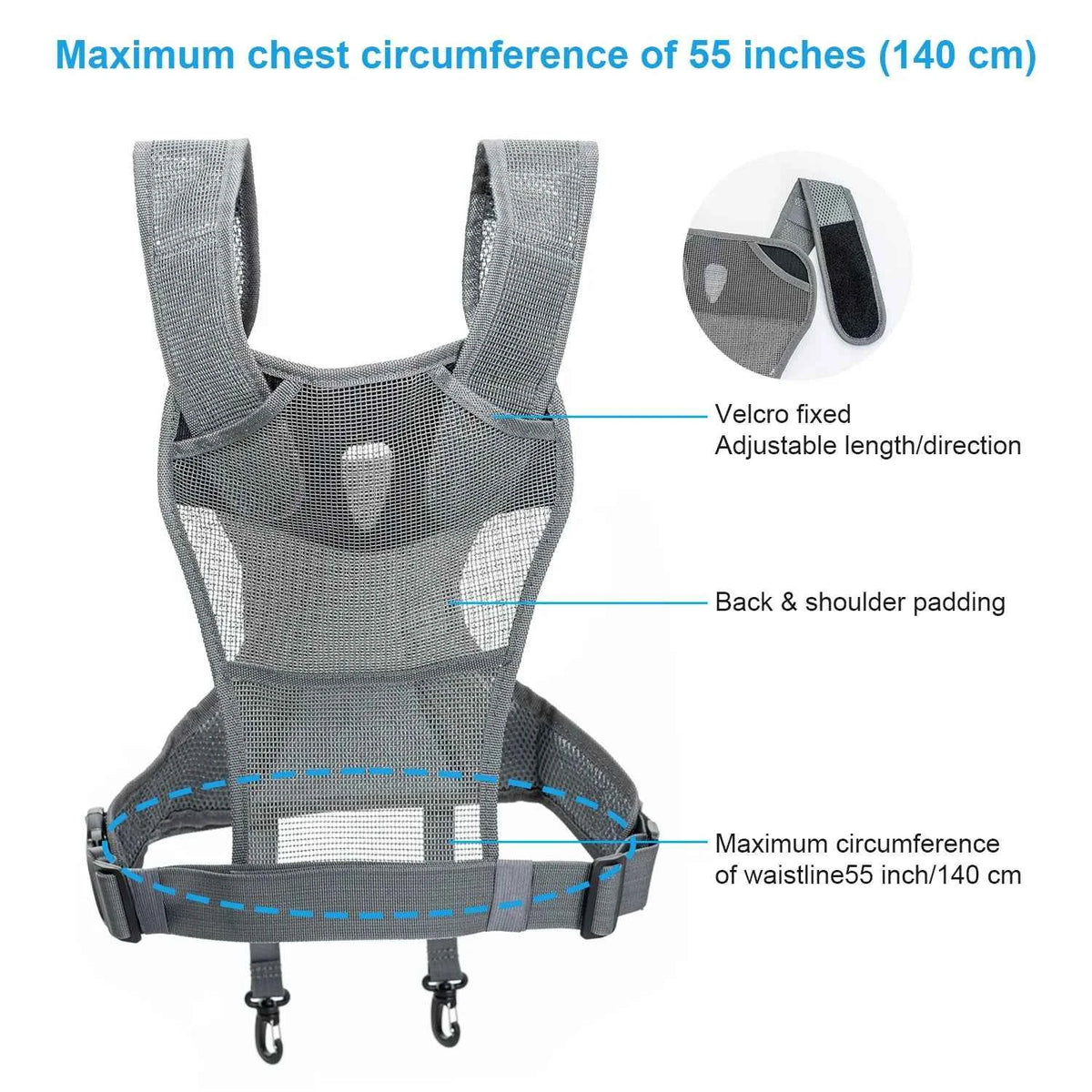 FOMITO Dual Camera Harness & Chest Carry System