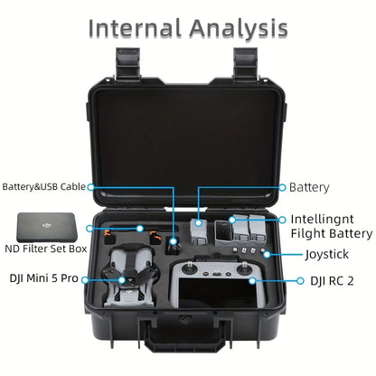 Camera Hub Essentials Hard Shell Case for DJI Osmo Action 5 Pro