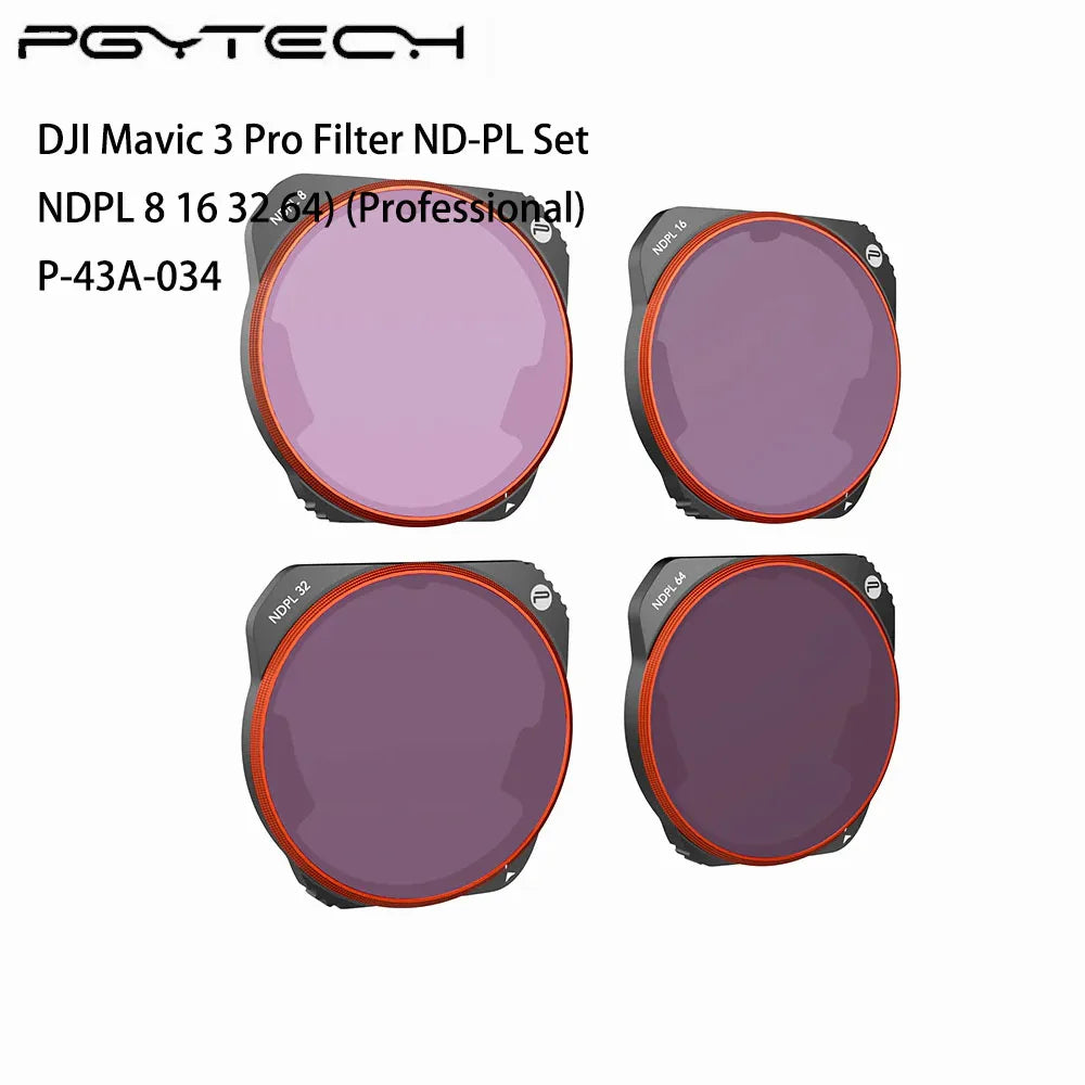 PGYTECH Filters for DJI Mavic 3 Pro – UV, CPL & ND-PL