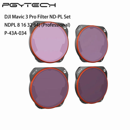 PGYTECH Filters for DJI Mavic 3 Pro – UV, CPL & ND-PL