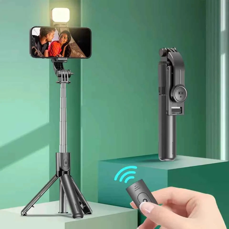 Bluetooth Selfie Stick Tripod with Wireless Remote for Smartphones