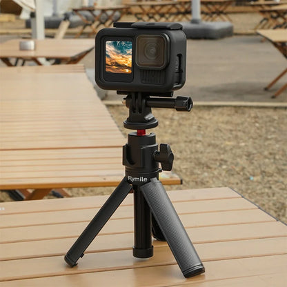 Flymile Extendable Selfie Stick Tripod for Action Cameras