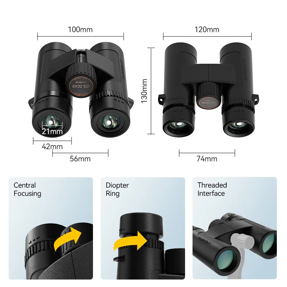 SVBONY SV202 ED Waterproof Binoculars