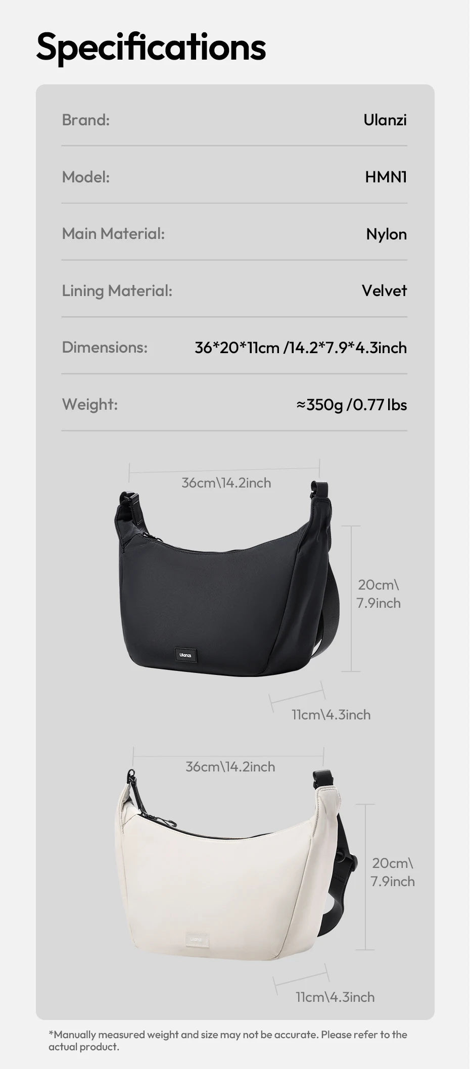 Ulanzi HMN1 Lunar Camera Sling Bag