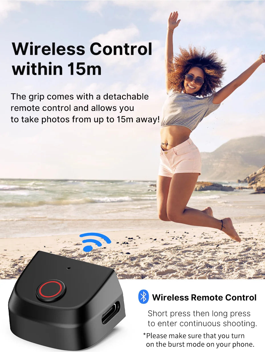 Ulanzi MA35 MagSafe Phone Camera Grip with Bluetooth Shutter
