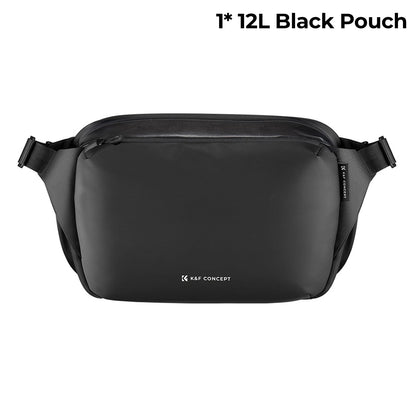 K&F Concept 10L/12L Camera Sling Bag for Cameras & Drones - 10L Sliver Pouch