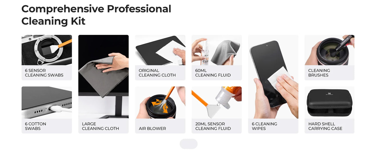 K&F Concept 25-in-1 Camera Sensor Cleaning Kit