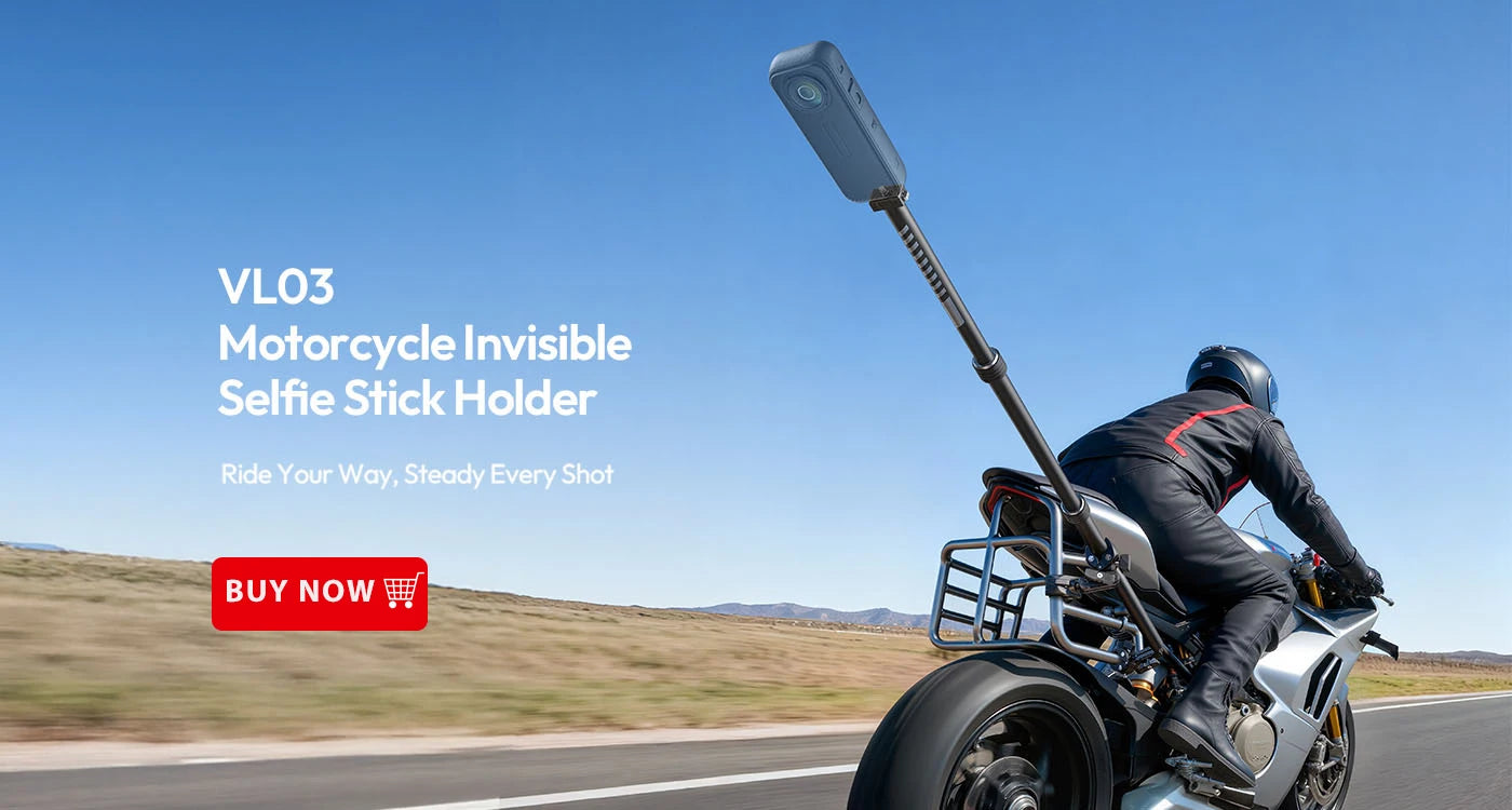 Ulanzi MT98 Invisible Selfie Stick 57cm for Action Cameras
