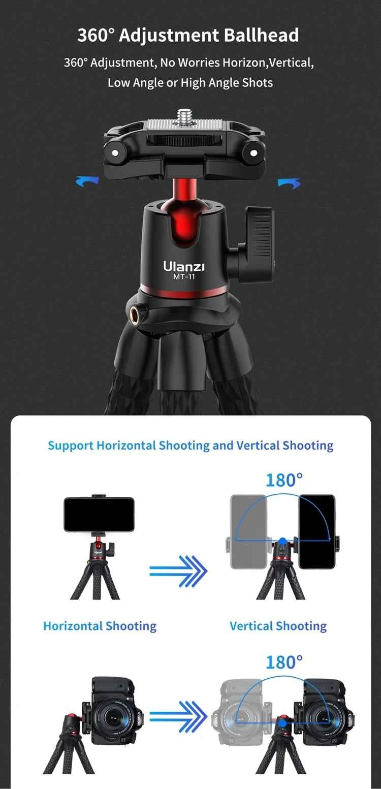 Ulanzi MT-11 Flexible Phone and Camera Tripod