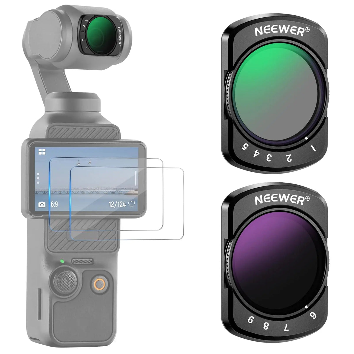NEEWER ND Filter Set for DJI Osmo Pocket 3