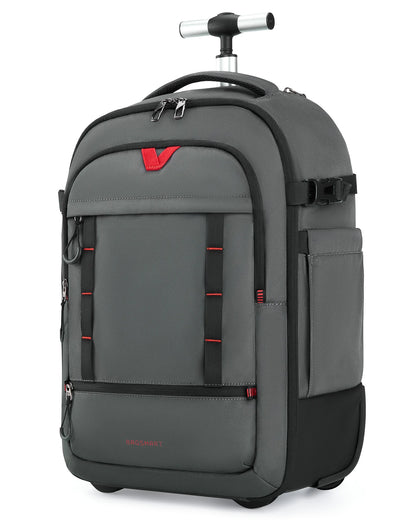 BAGSMART Rolling Camera Bag Backpack