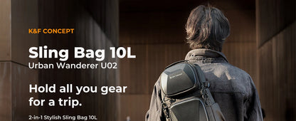 K&F Concept 10L Hardshell Camera Sling Bag
