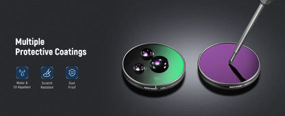 NEEWER ND/PL Filter Set for DJI Osmo Action Cameras