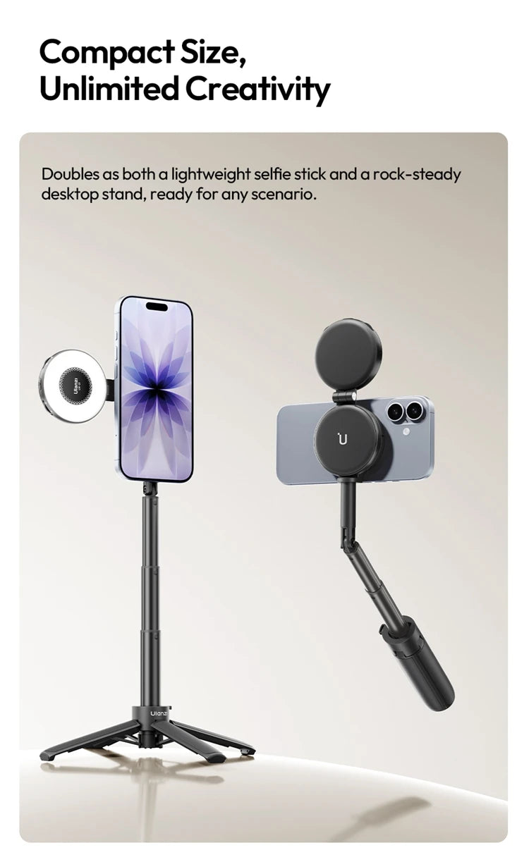 Ulanzi MT71 MagLock Mini Selfie Stick Tripod