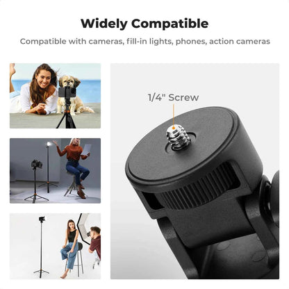 K&F MS24 175cm Phone Selfie Stick Tripod