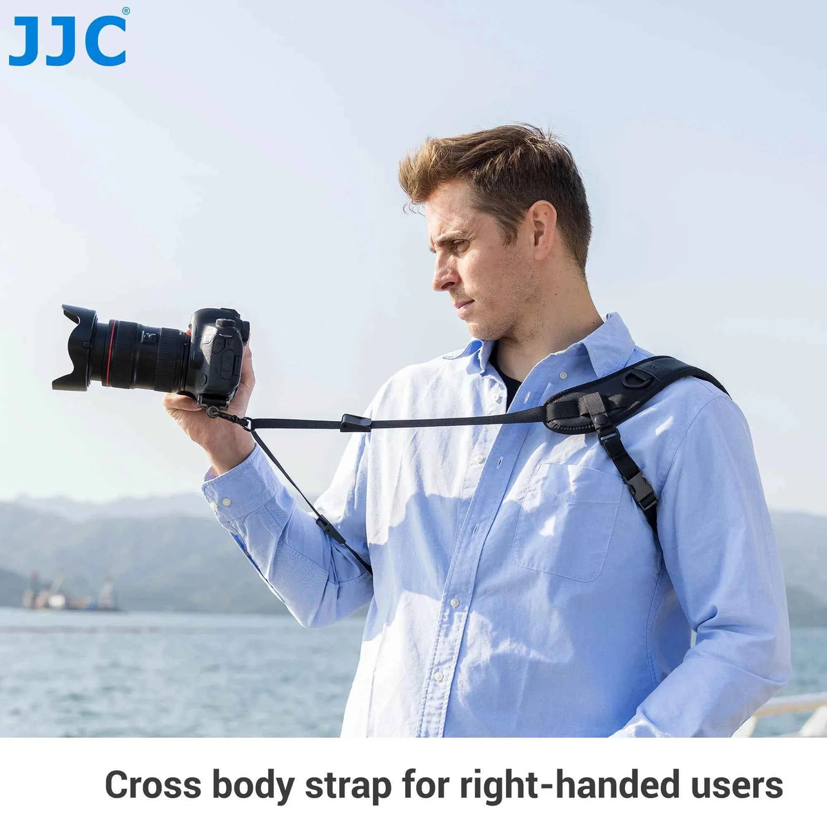 JJC Quick Release Camera Sling Strap with Arca-Swiss Plate