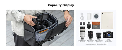 K&F Concept 10L Camera Sling Bag with Rain Cover