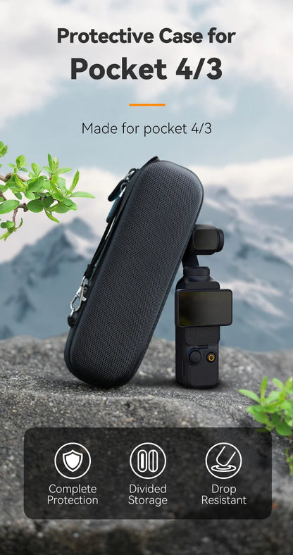 TELESIN Mini Protective Carry Bag for DJI Pocket 3 / Pocket 4