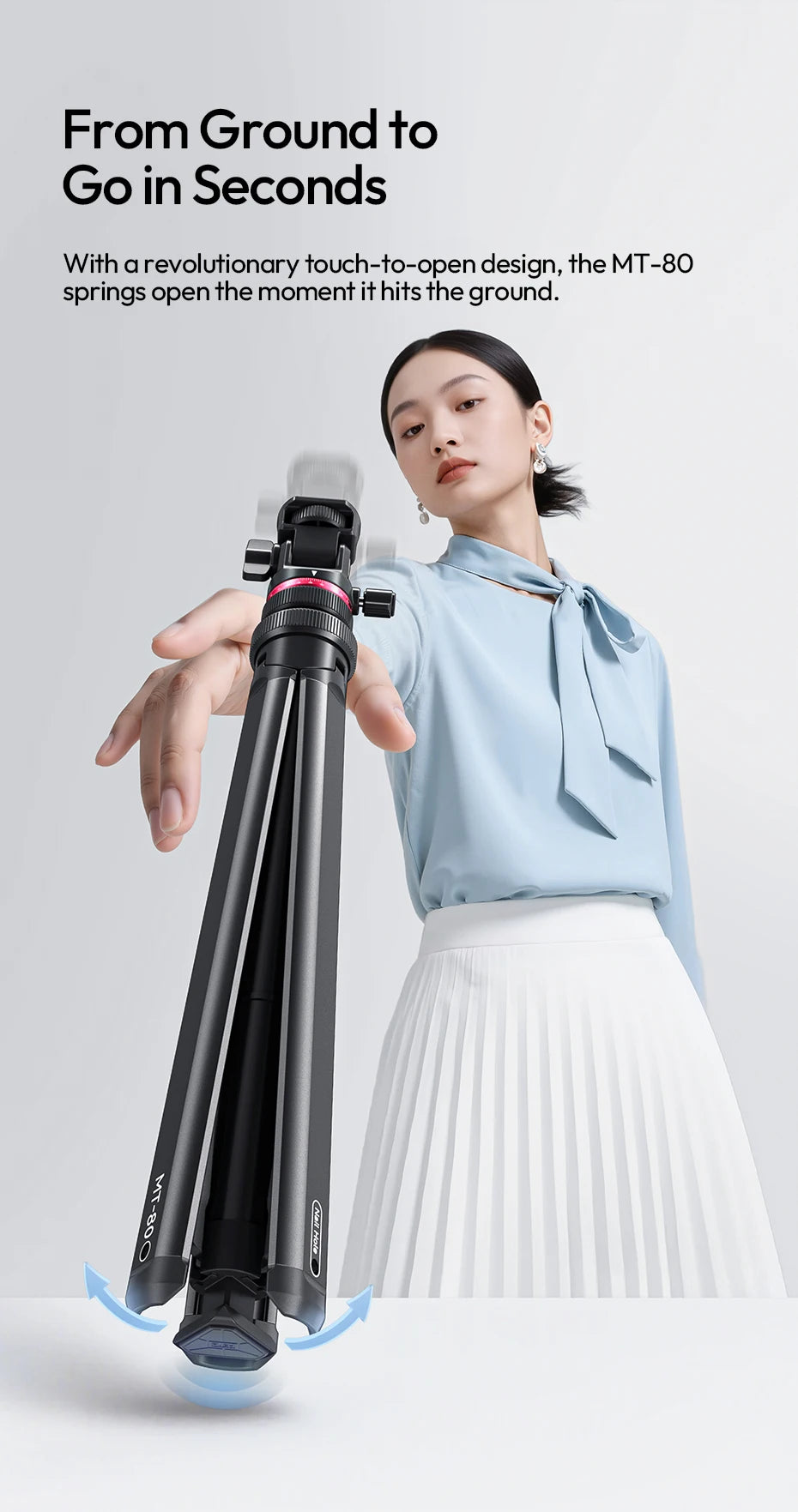 Ulanzi MT-80 Auto-Open 2m Tripod Light Stand