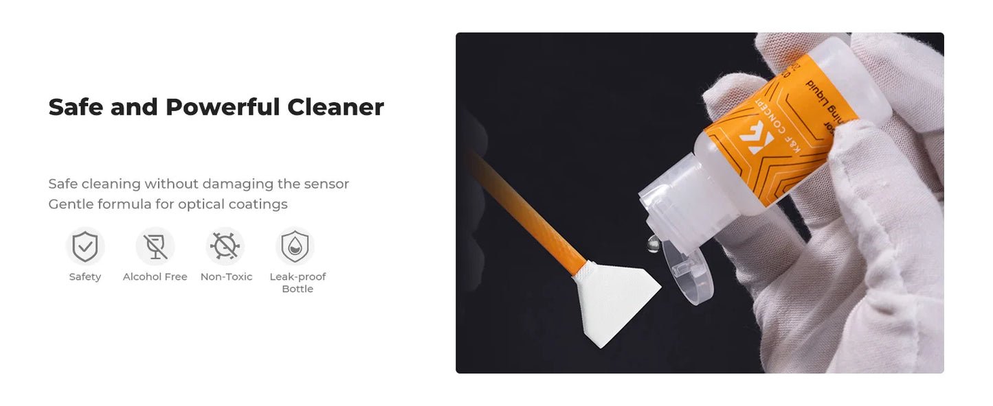 K&F Concept Camera Sensor Cleaning Swab & Liquid Kit