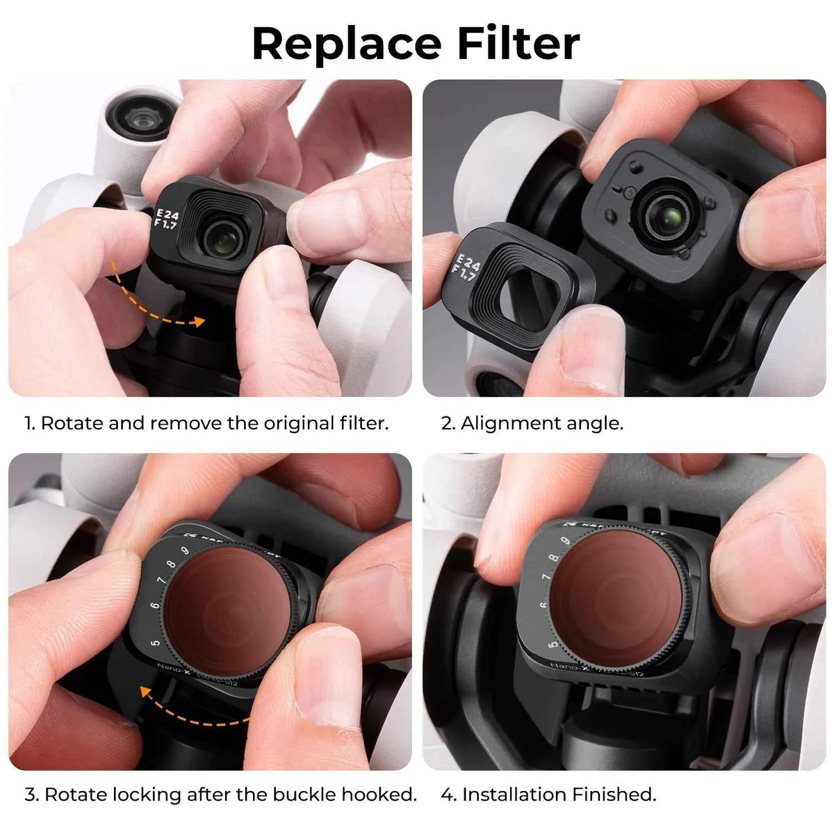 K&F Concept Drone Filter Kit for DJI Mini 3 / Mini 3 Pro