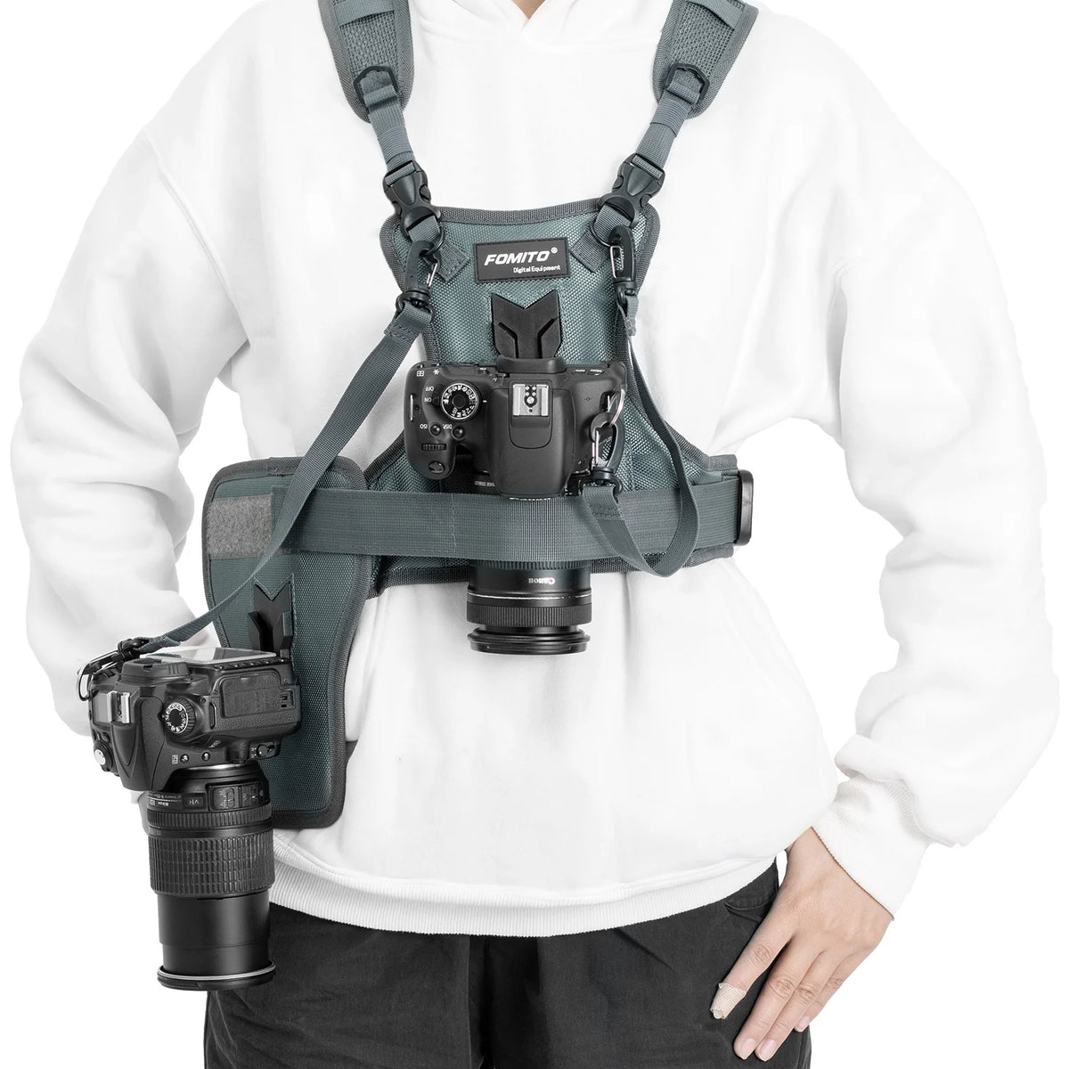 FOMITO Dual Camera Harness & Chest Carry System