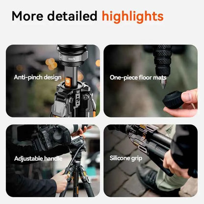 COMAN T1/T1S V5 Carbon Fibre Tripod with Video Head