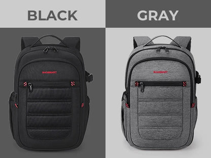 BAGSMART Expandable Camera Backpack with 15.6 Inch Laptop Compartment