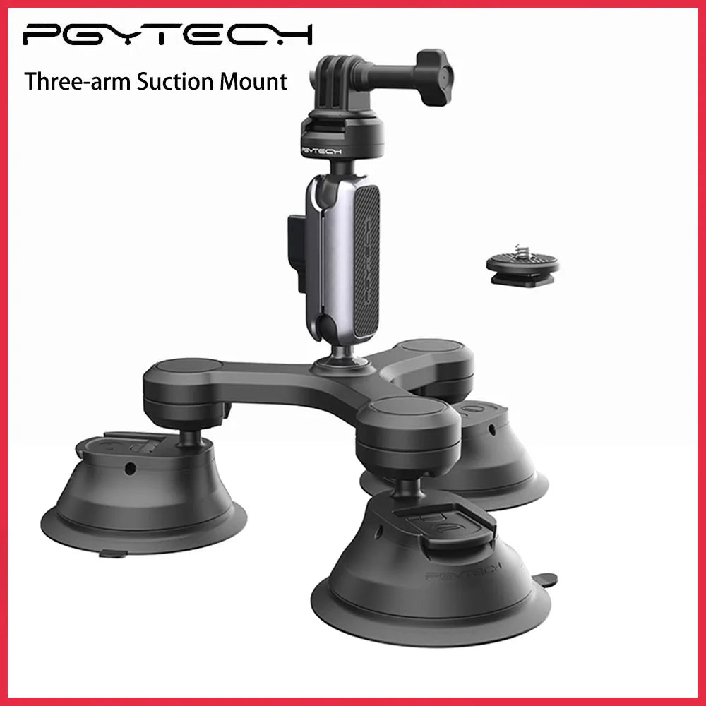 PGYTECH CapLock Triple Suction Camera Mount