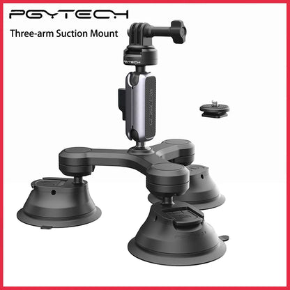 PGYTECH CapLock Triple Suction Camera Mount