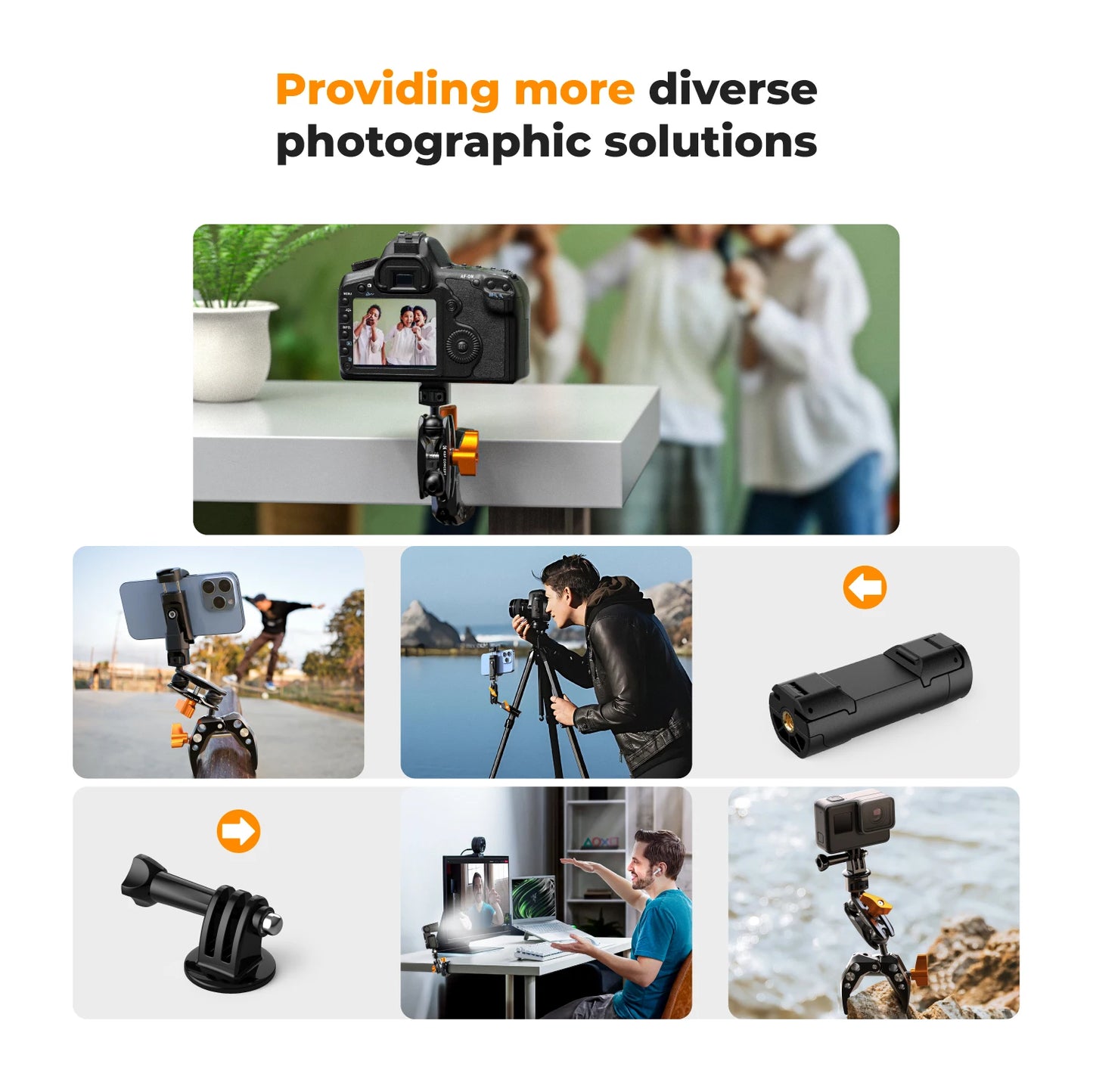 K&F Super Clamp & Magic Arm Mount
