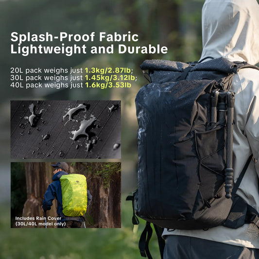 PGYTECH OnePro Ultralight Camera Backpack - 40L Space Black