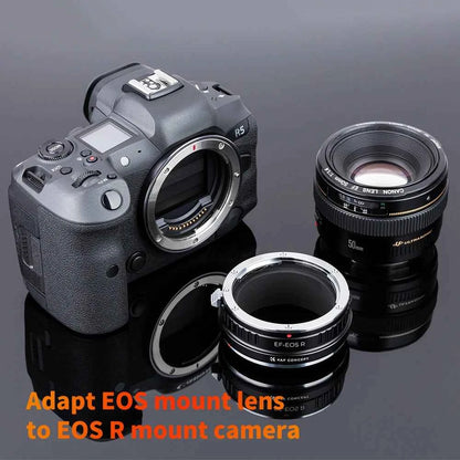 K&F CONCEPT Lens Mount Adapter for Canon EOS EF FD Nikon F PK C/Y MAF OM MD Leica M T2 TAM M39 M42 Lens to Canon EOS R RF Camera