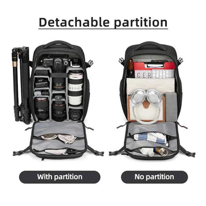 Professional Camera & Drone Backpack with 16-inch Laptop Compartment