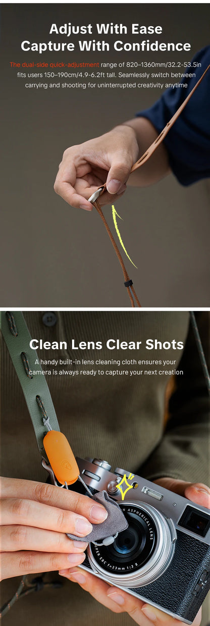 PGYTECH Camera Strap Slim Vintage