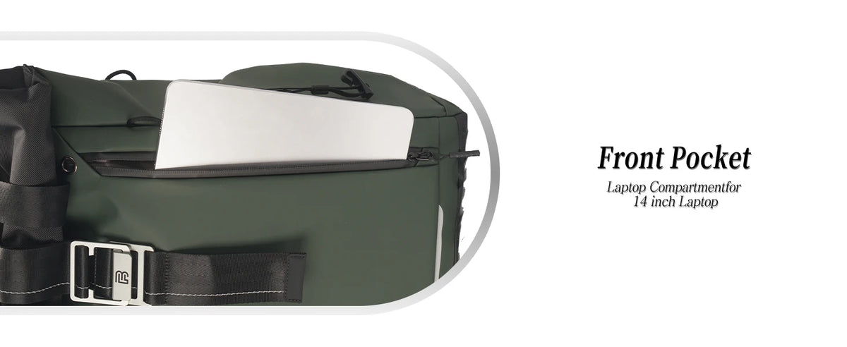 Besnfoto Waterproof Rolltop Camera Backpack