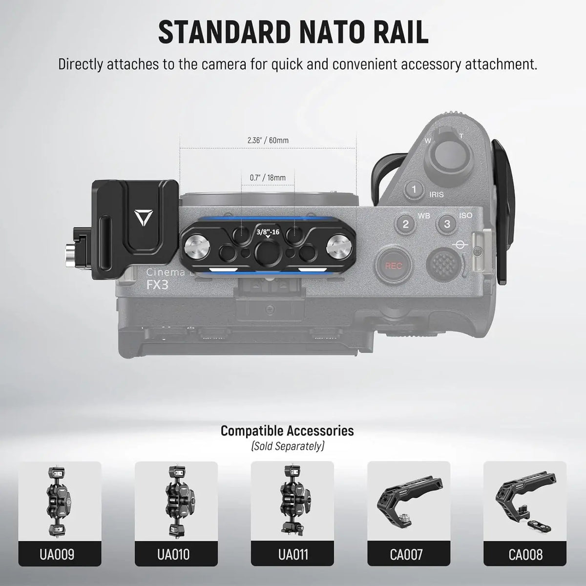 NEEWER Camera Cage for Sony FX3 and FX30