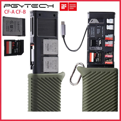 PGYTECH CFexpress CreateMate Card Reader Case - CFA Green