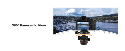 K&F 178cm Aluminium Travel Tripod with Ball Head