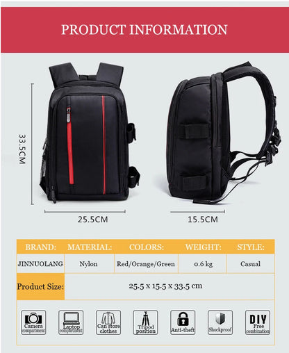Outdoor Waterproof Camera Backpack