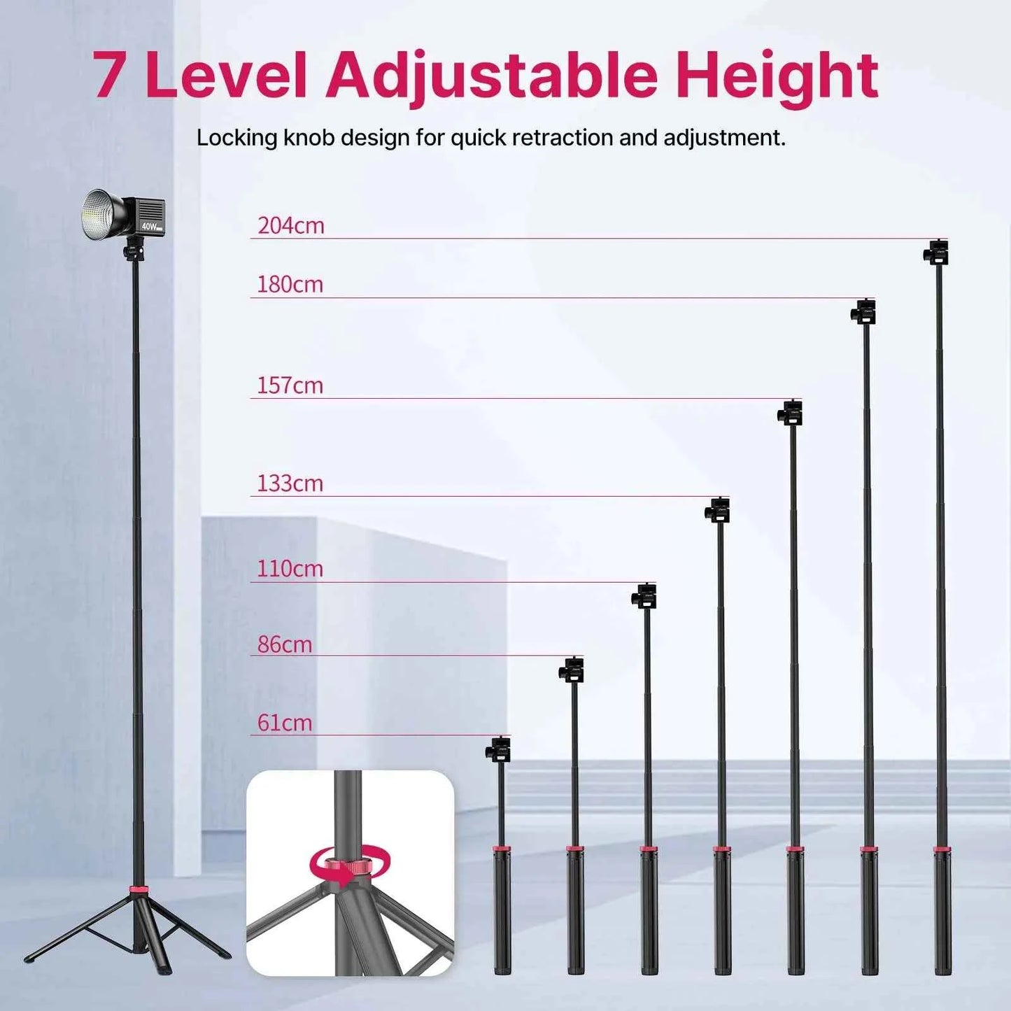 Ulanzi MT-79 2m Portable Tripod Light Stand