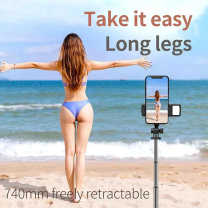 Bluetooth Selfie Stick Tripod with Wireless Remote for Smartphones
