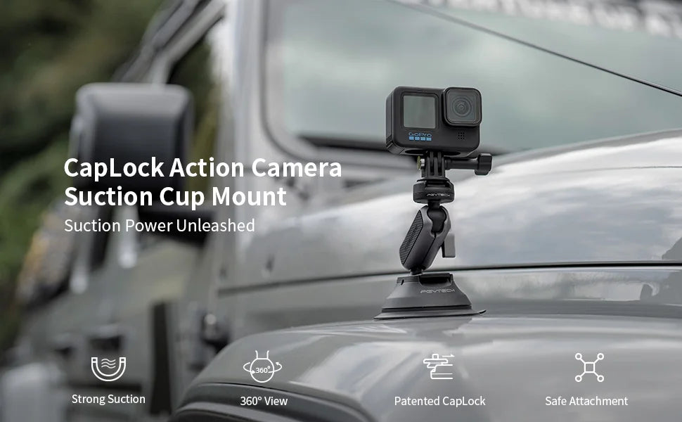 PGYTECH CapLock Suction Cup Camera Mount