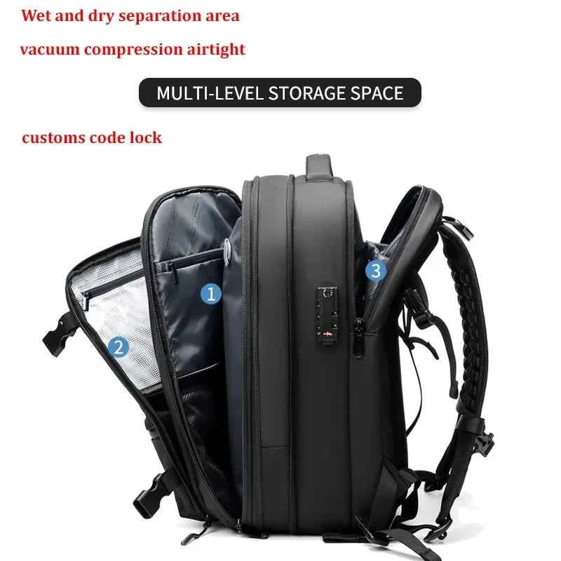 Vacuum Compression 17 Inch Laptop Travel Backpack