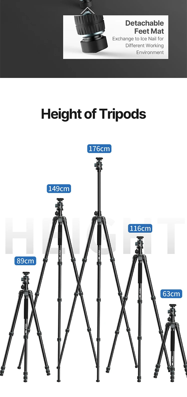 Ulanzi MT-59 Professional Overhead Camera Tripod