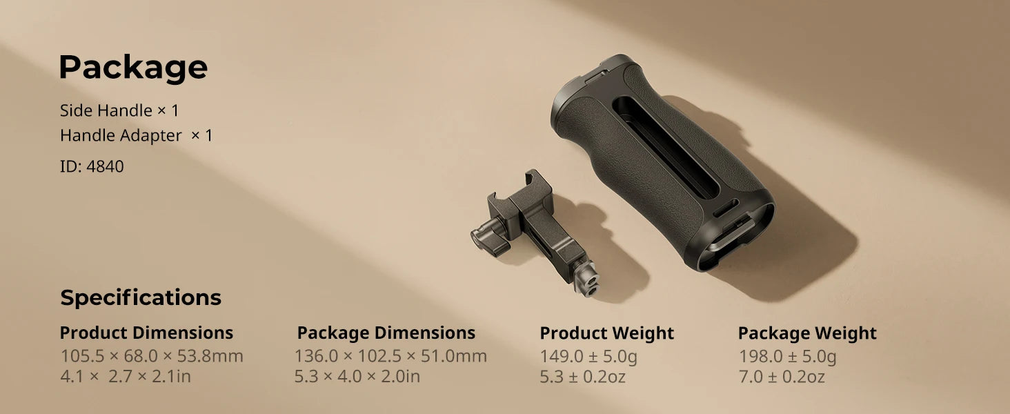 SmallRig 4840 Mini NATO Side Handle