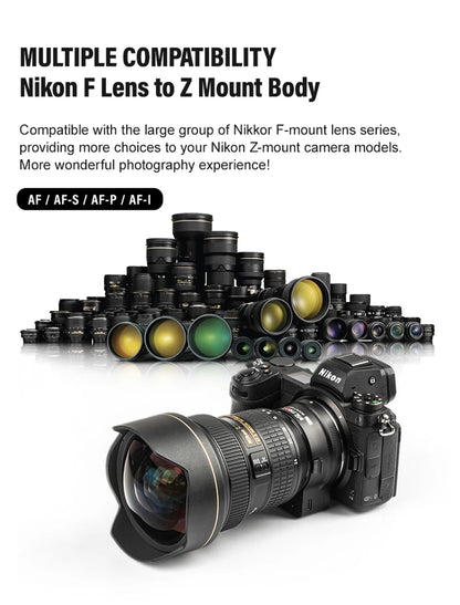 VILTROX NF-Z Nikon F to Nikon Z Autofocus Lens Adapter
