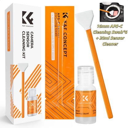 K&F Concept Camera Sensor Cleaning Swab & Liquid Kit
