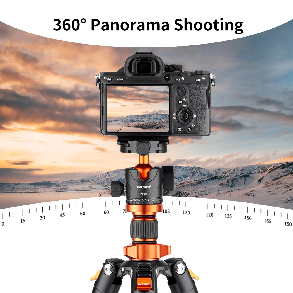 K&F Concept D254C1 63-Inch Carbon Fibre Monopod Tripod